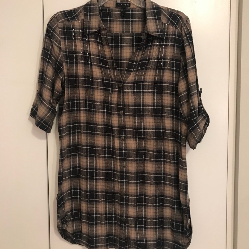 Cute Plaid button up